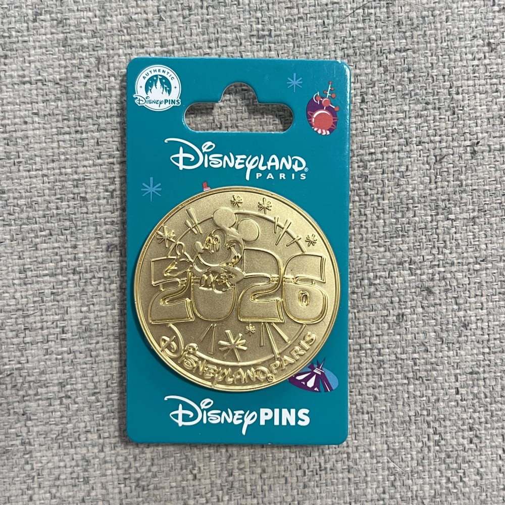 Disneyland Paris 2026 Coin Pin view 1