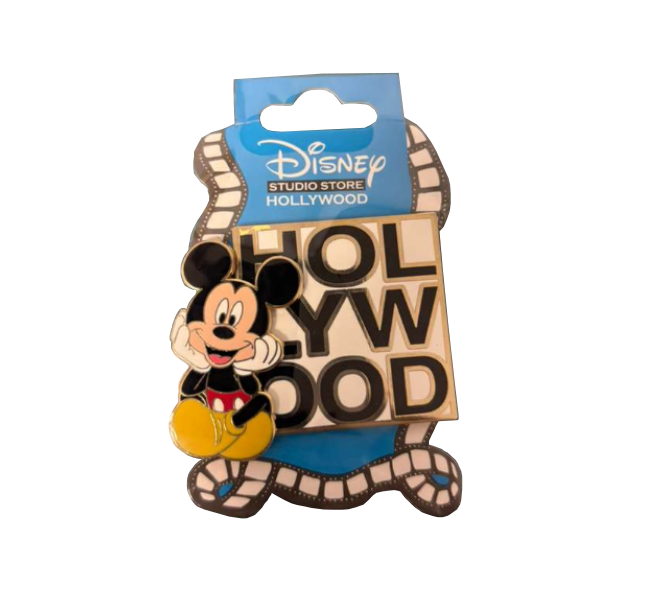 Disney Studio Store Hollywood Mickey Mouse Hollywood Sign Pin view 1