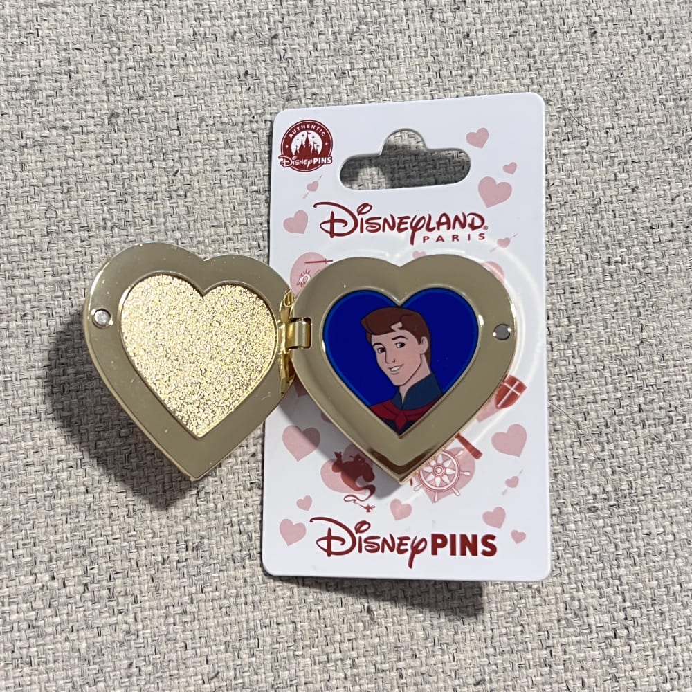 Disneyland Paris Love Heart Hinged Phillip Pin view 1