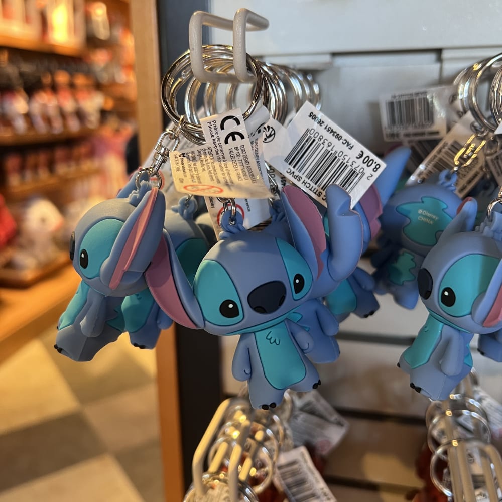 Disneyland Paris Stitch 3D Character Keyring view 1
