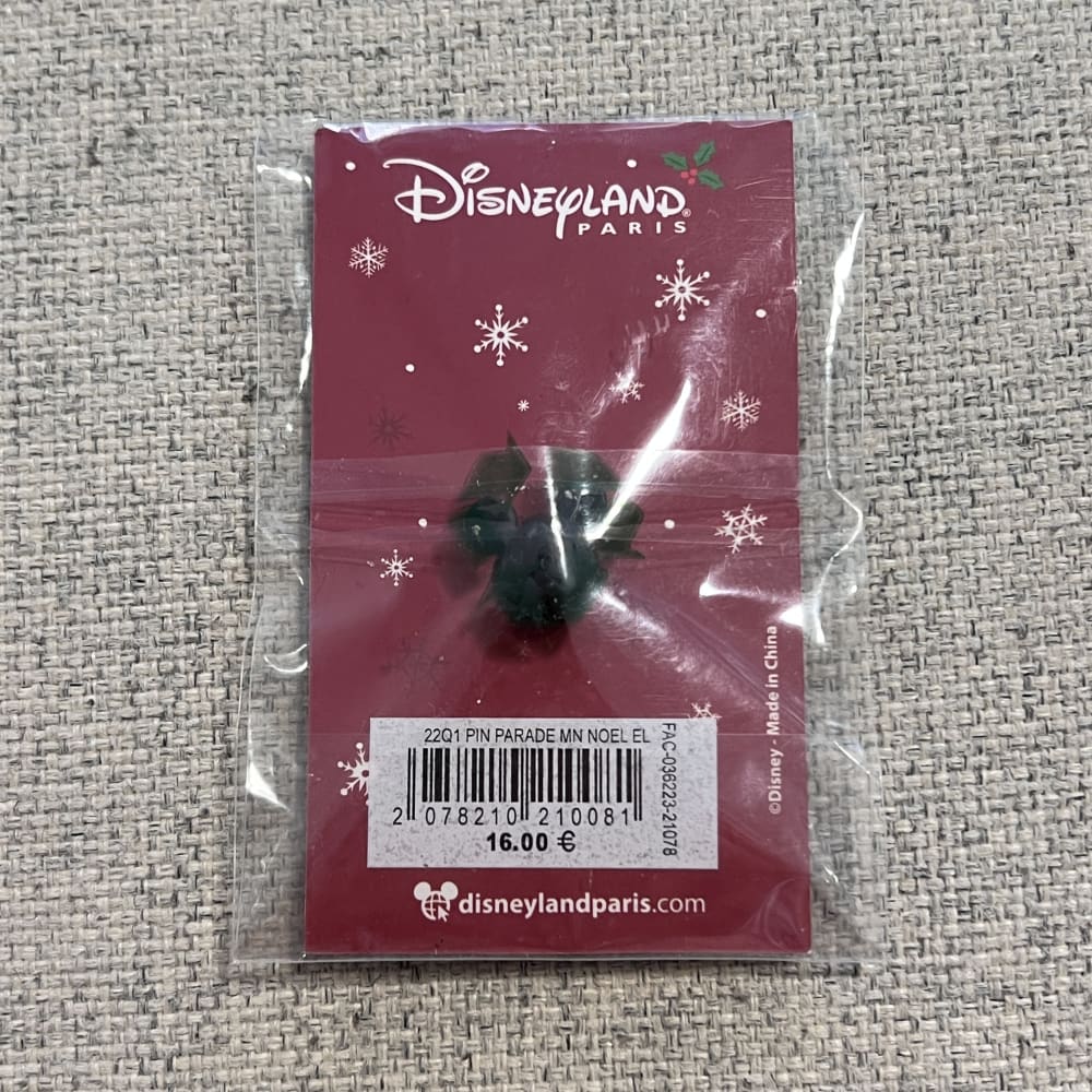 Disneyland Paris Limited Edition Happy Christmas Minnie Mouse Pin view 2
