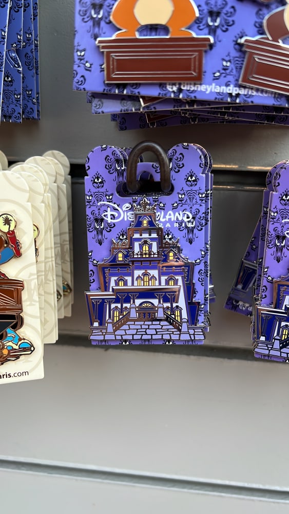 Disneyland Paris Phantom Manor Purple House Pin view 1