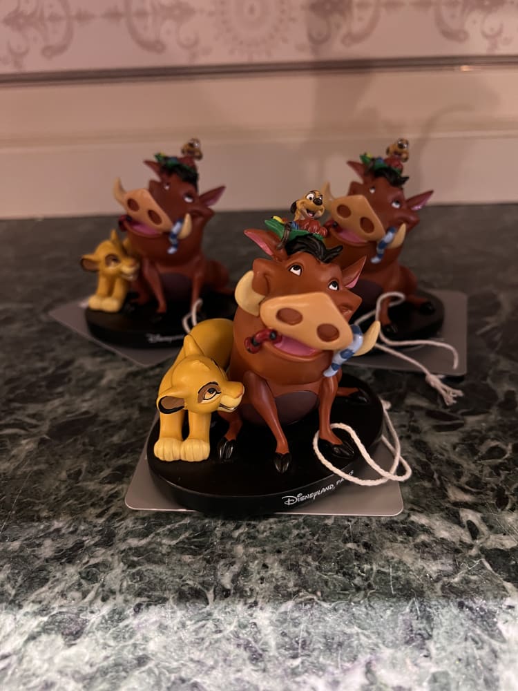 Disneyland Paris Lion King Simba Timon Pumba Figurine