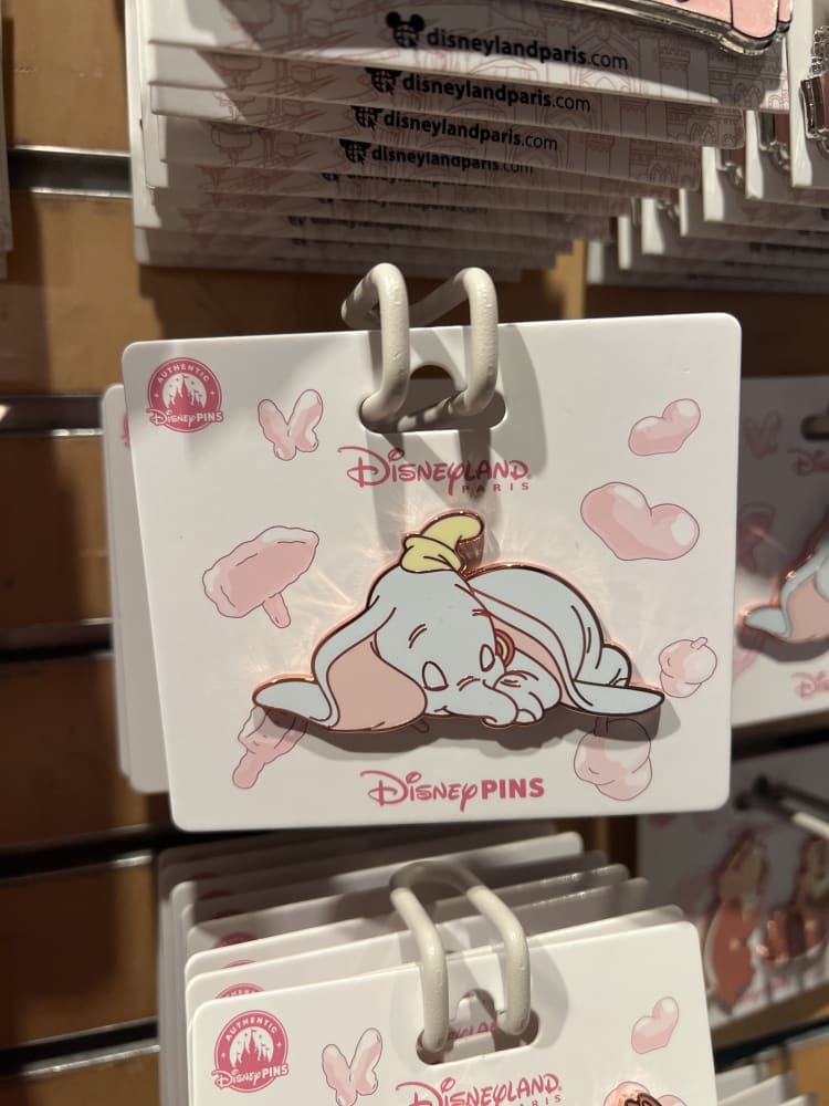 Disneyland Paris Sleeping Cherry Blossom Dumbo Pin view 1