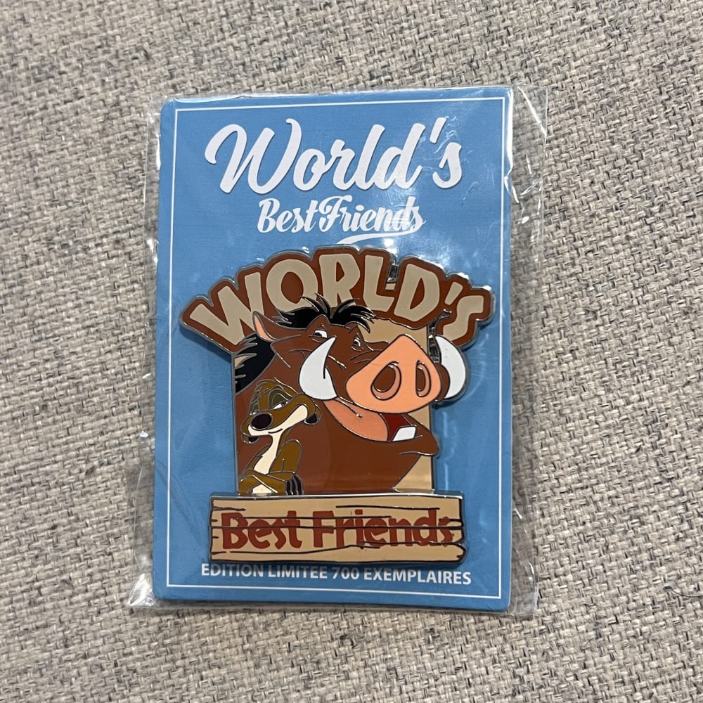 Disneyland Paris World's Best Friend Lion King Pin