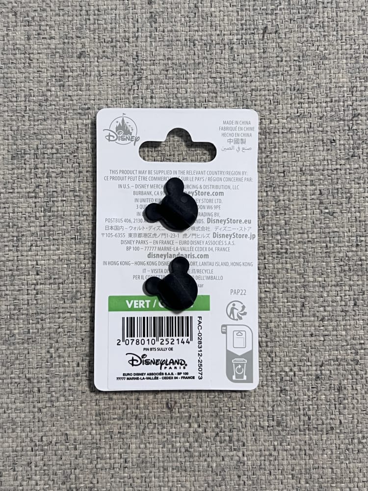 Disneyland Paris Monsters University Sully Pin view 2
