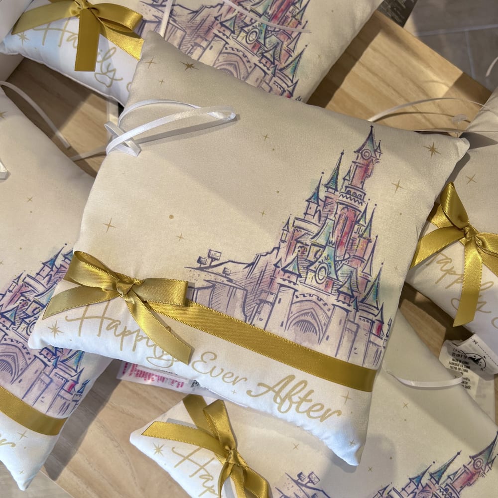 Disneyland Paris Wedding ‘Happily Ever After’ Ring Bearer Pillow view 1