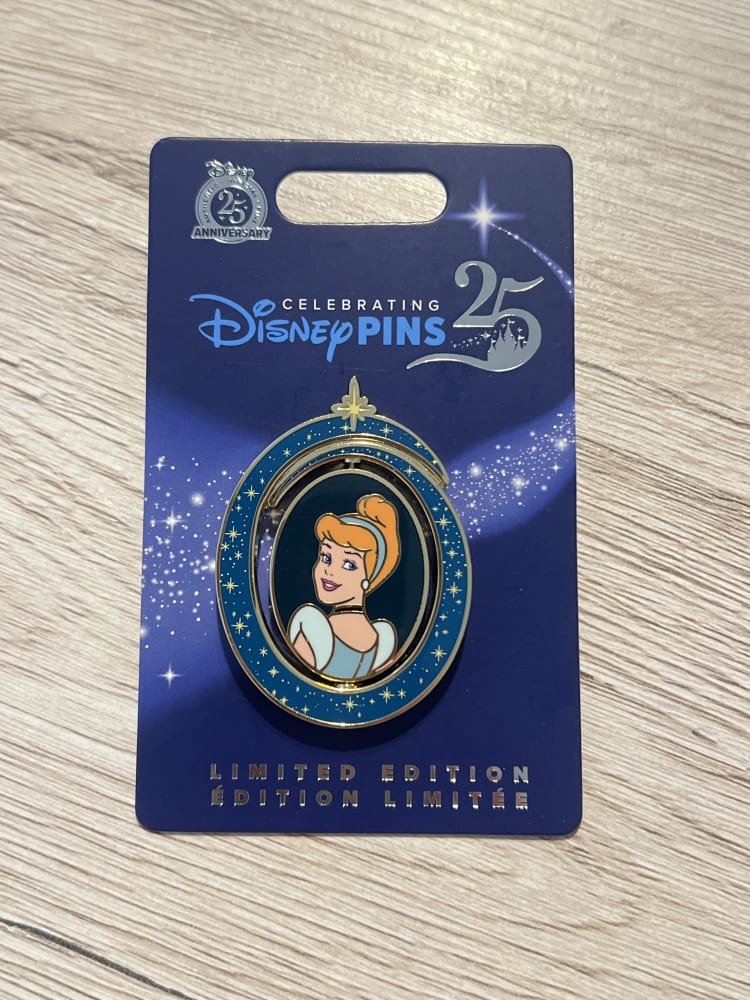 Disney Store Selfridges Limited Edition Cinderella Spinner Pin view 2