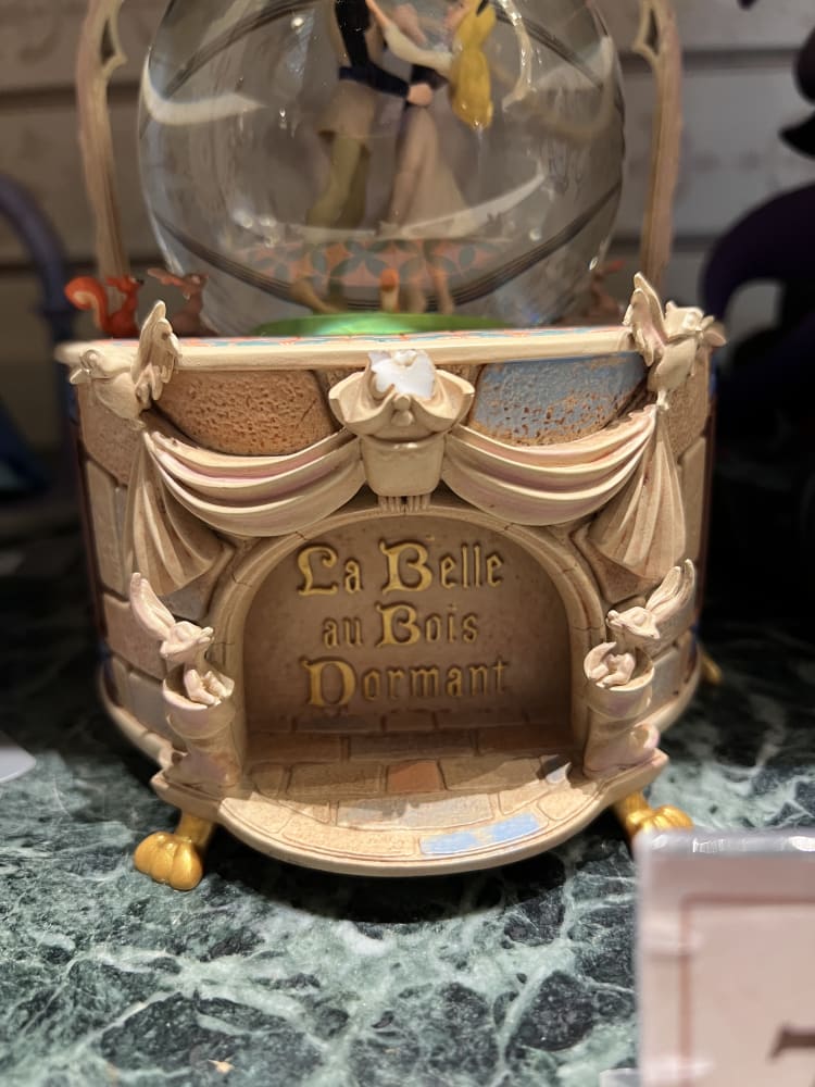 Disneyland Paris Sleeping Beauty Snowglobe Figurine view 2
