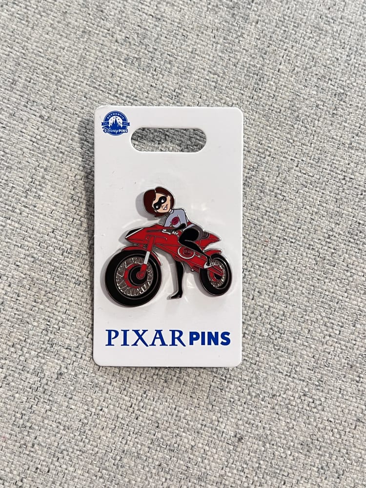 US Disney Mrs Incredibles Motorcycle Pin view 1
