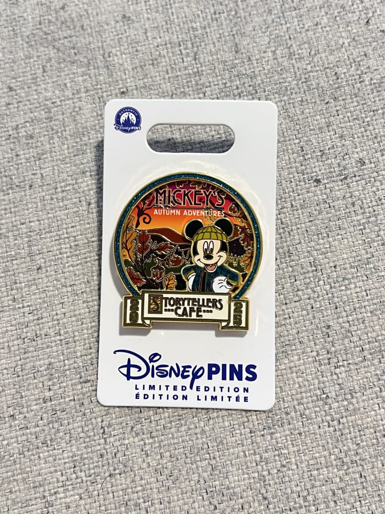 Disneyland Resort Limited Edition Storyteller Cafe Mickey Mouse Pin view 1
