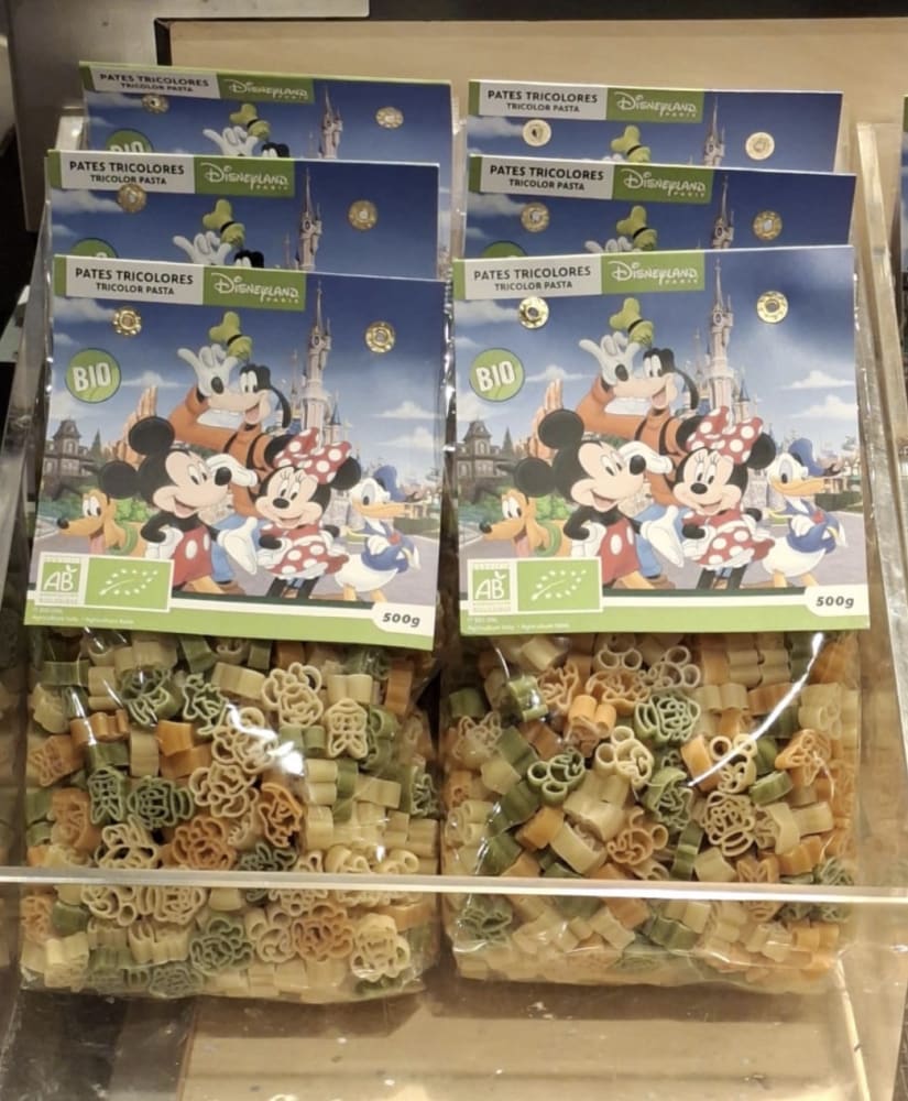 Disneyland Paris Mickey & Friends 500g Tricolour Pasta Shapes view 1