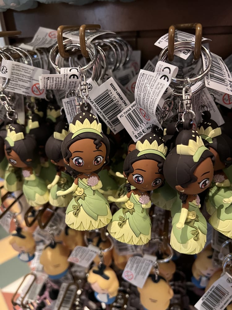 Disneyland Paris 3D Character Keyring Tiana
