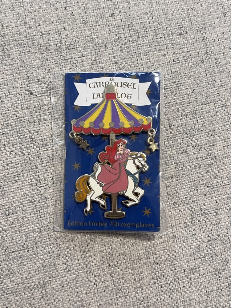 Disneyland Paris Limited Edition Ariel Carrousel De Lancelot Pin view 1