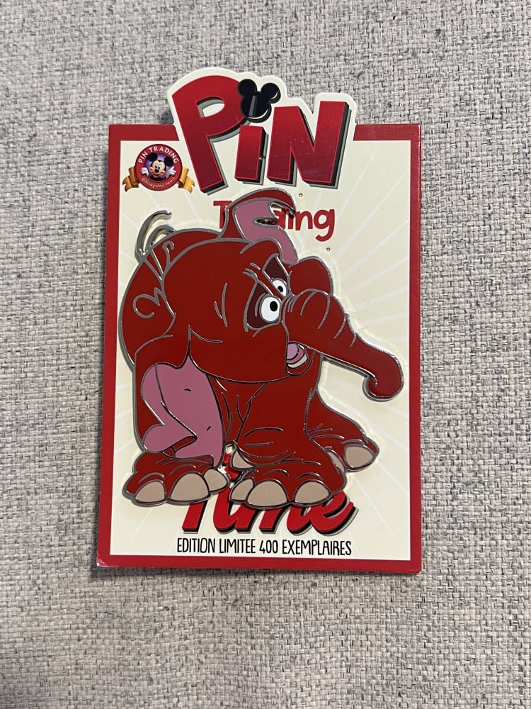 Disneyland Paris Limited Edition Pin Trading Time Tarzan Tantor Pin view 1