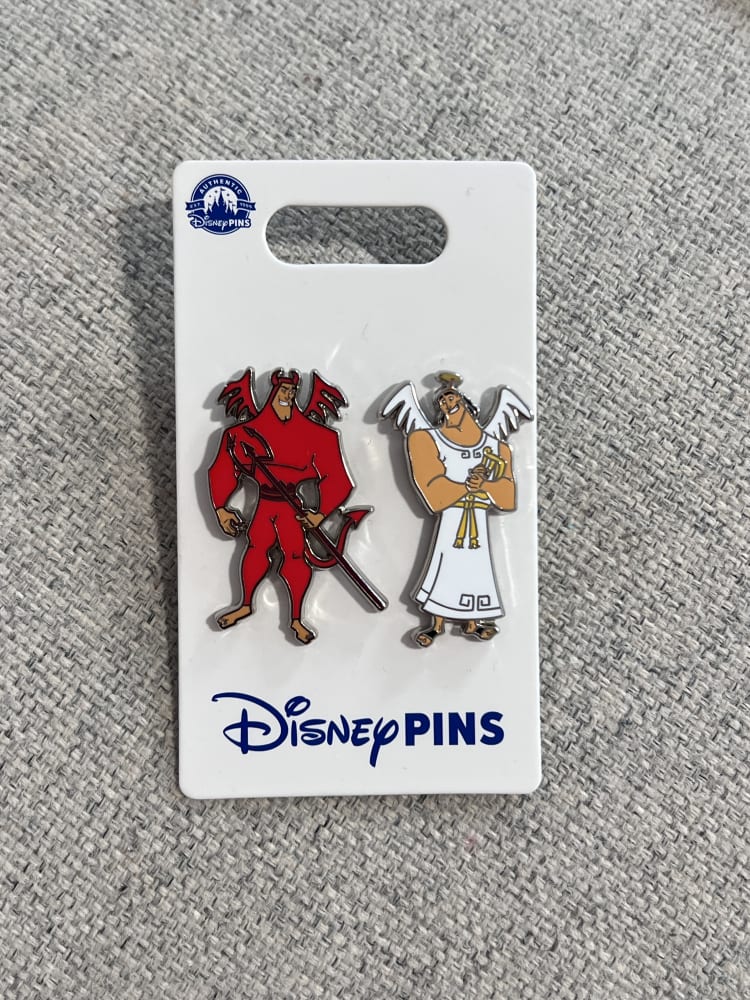 US Disney Kronk Devil Angel Pin Set