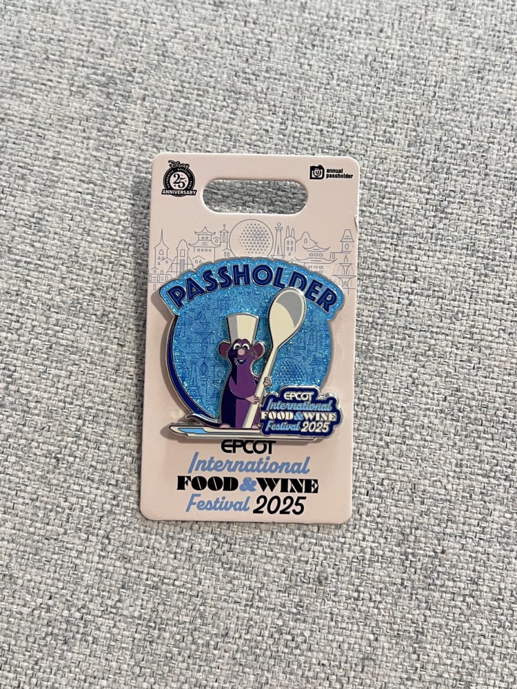 Walt Disney World Food and Wine Festival Ratatouille Remy Passholder Pin view 1