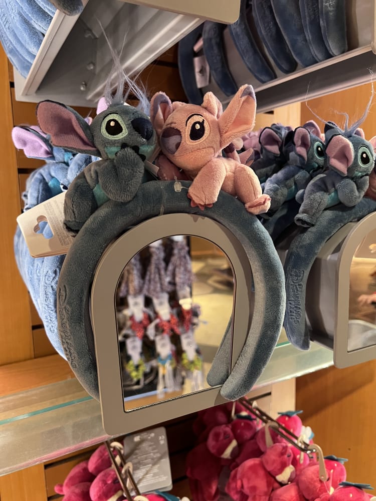 Disneyland Paris Stitch Angel Plush Headband view 1