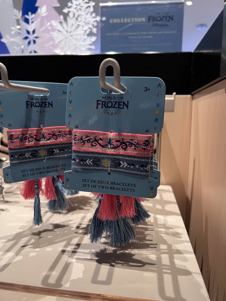 Disneyland Paris World of Frozen Woven Bracelet Set of 2 view 1