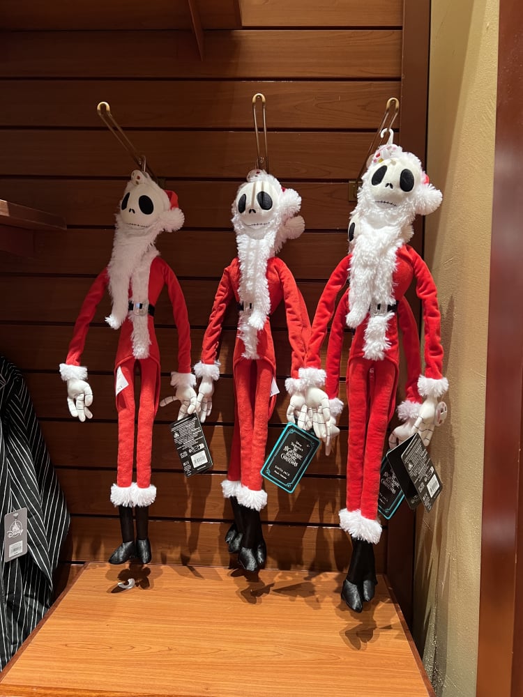 Disneyland Paris Nightmare Before Christmas Santa Jack Plush