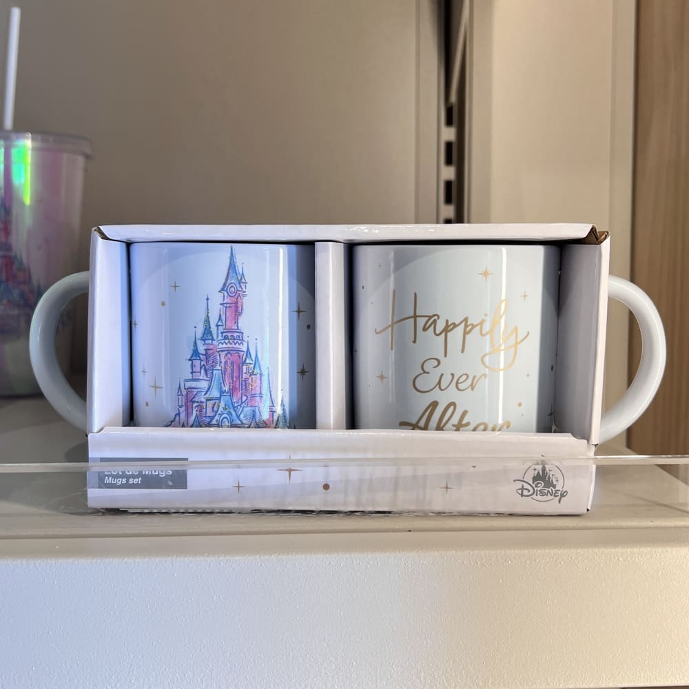 Disneyland Paris Wedding ‘Happily Ever After’ Mug Set of Two view 1
