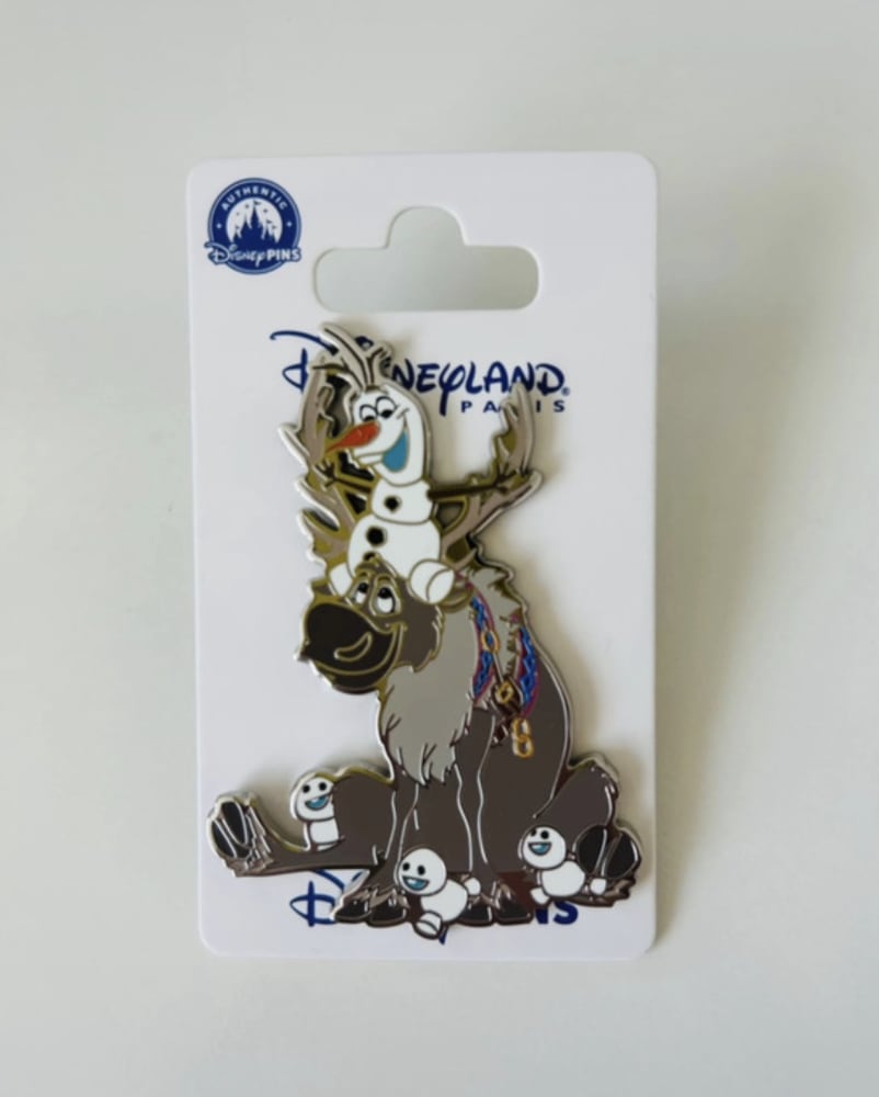 Disneyland Paris World of Disney Olaf Sven Pin view 1