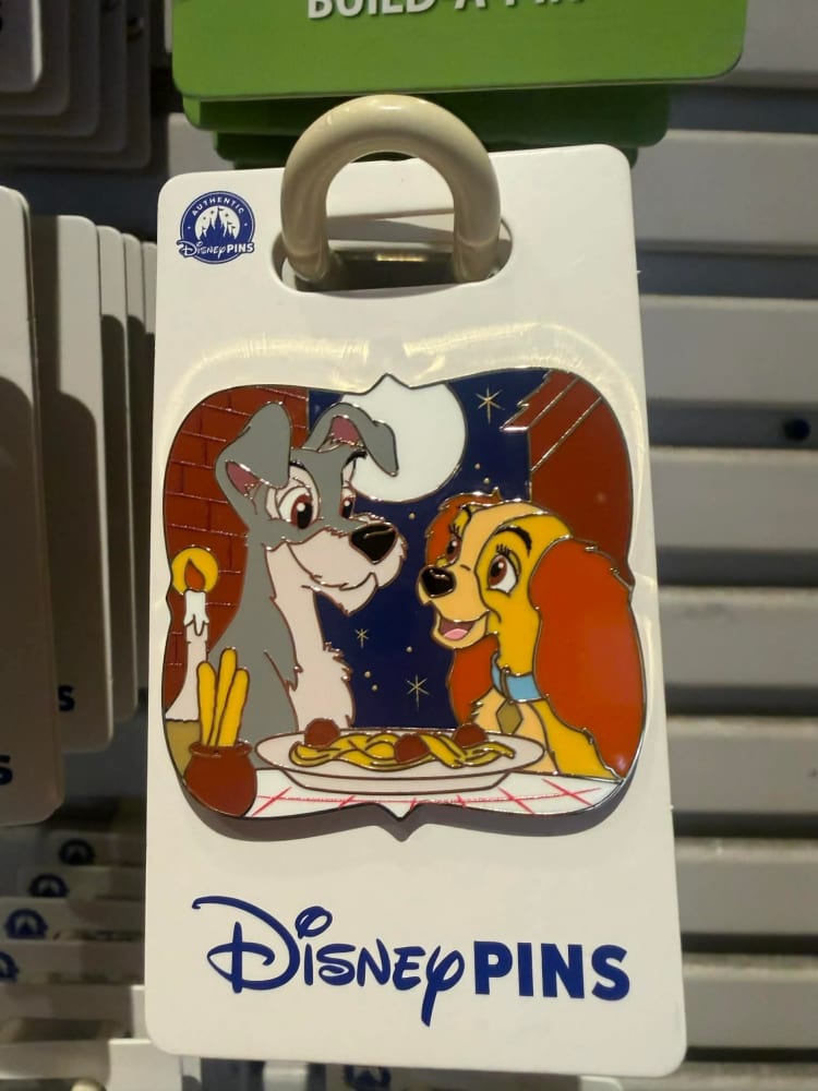 US Disney Lady and the Tramp Spaghetti Dinner Pin