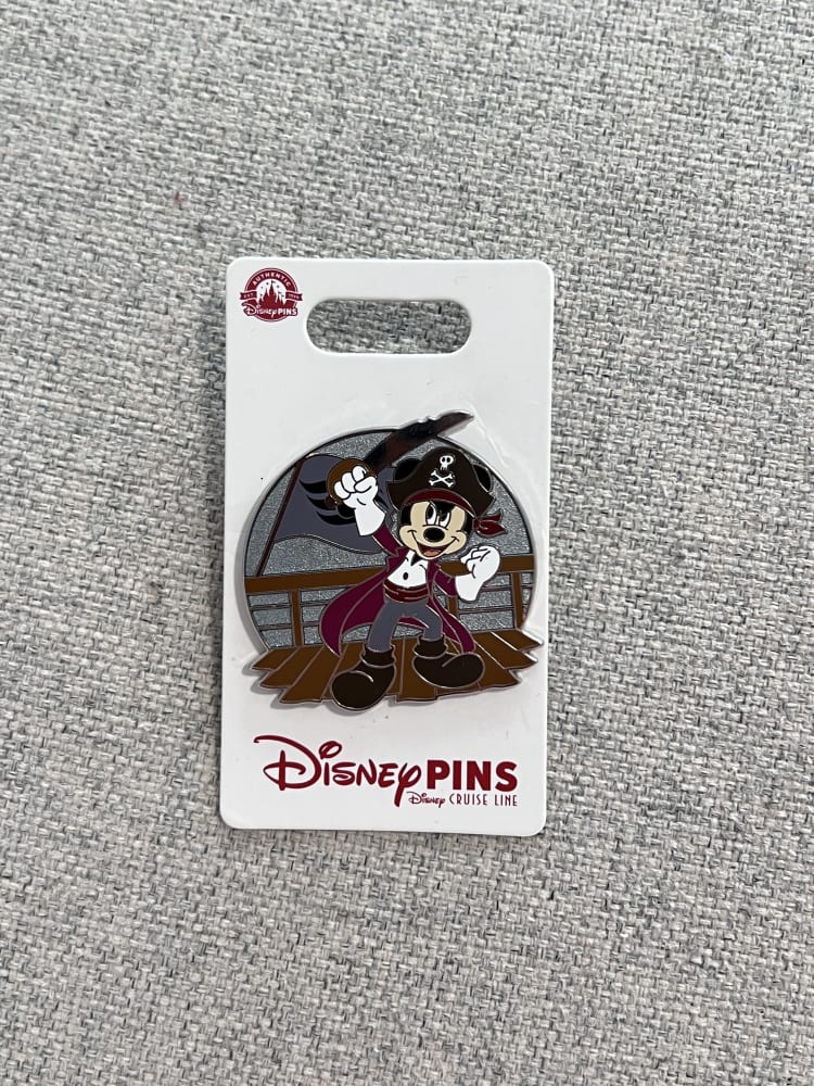 Disney Cruiseline Pirate Mickey Sword Pin view 1