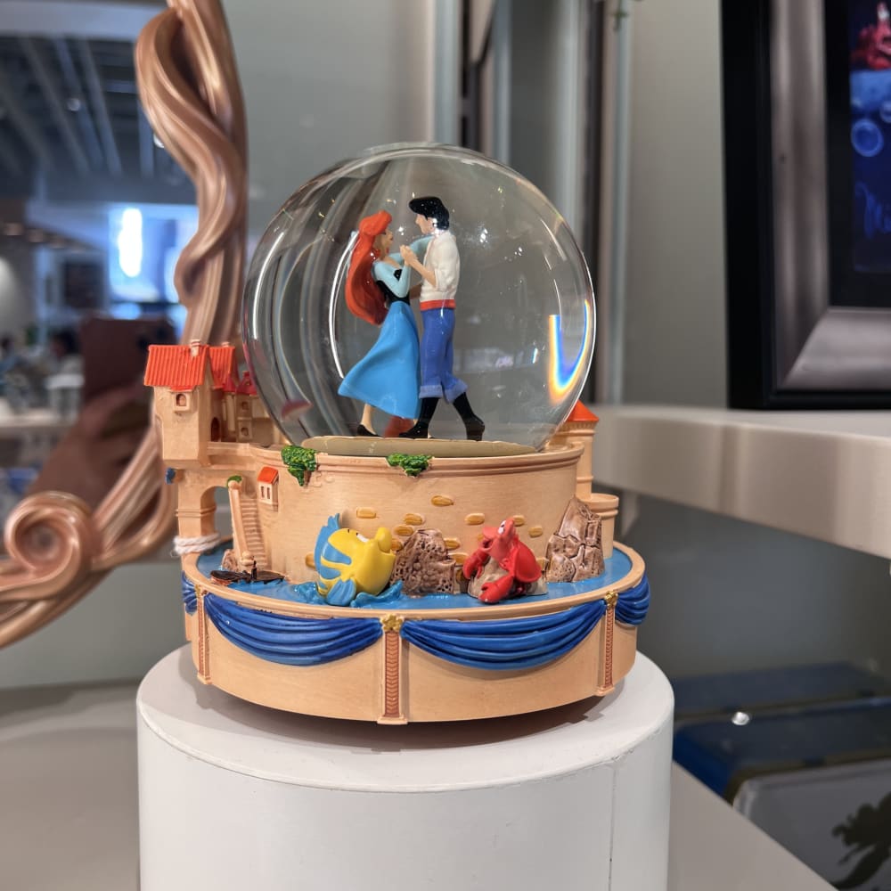 Disneyland Paris Little Mermaid Music Snowglobe view 2