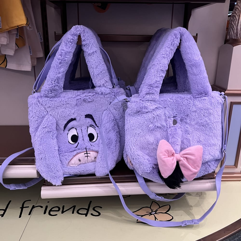 Disneyland Paris Eeyore Fluffy Shoulder Bag view 1