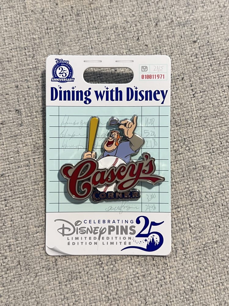 Dining With Disney Limited Edition Casey Jr Pin view 1