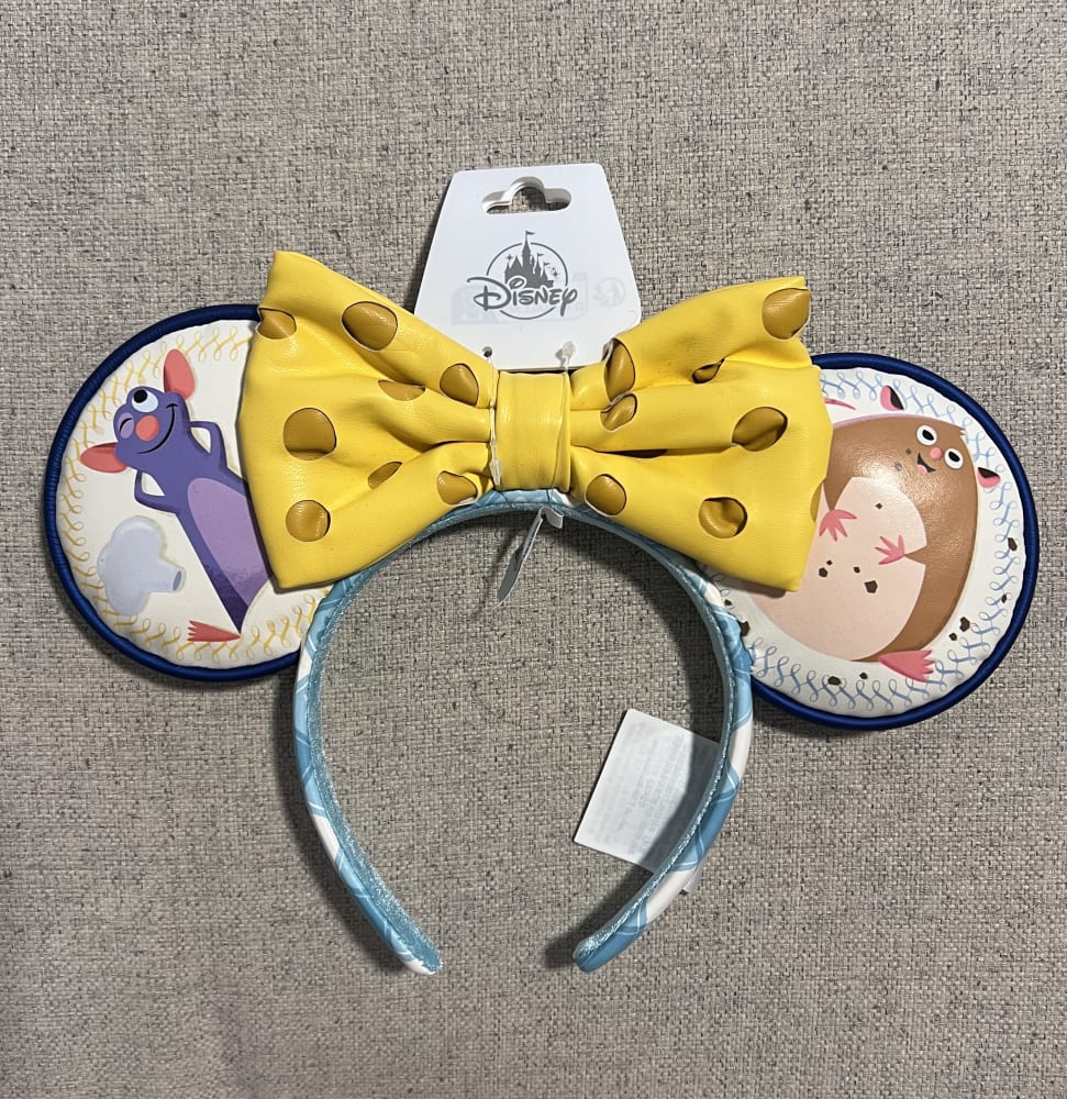 US Disney Parks Ratatouile Cheese Bow Ears view 1