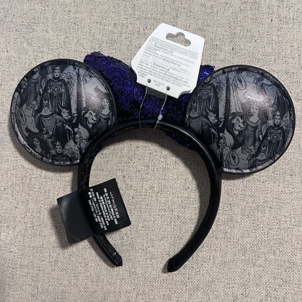 US Parks Disney Villains Sketch Ears view 3